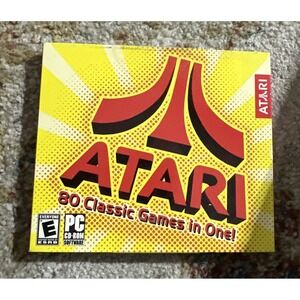 Atari: 80 Classic Games in One-PC CD ROM Software (2005) Win 98/Me/2000/XP New